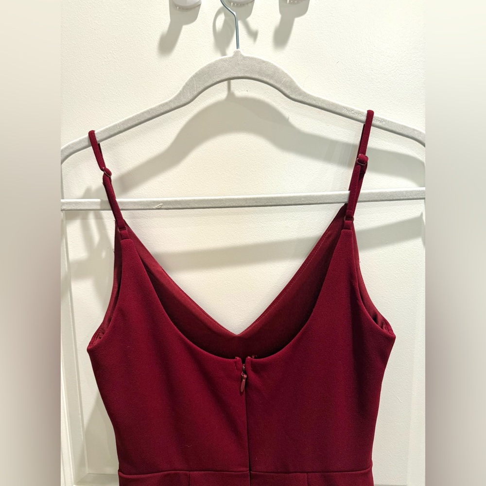 Lulus Infinite Glory Wine Red Maxi Dress NWOT - Picture 6 of 9